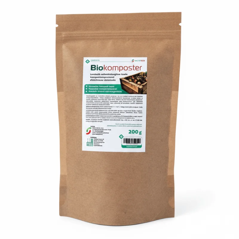 Biokomposter 200 g pakend kompostimise kiirendamiseks