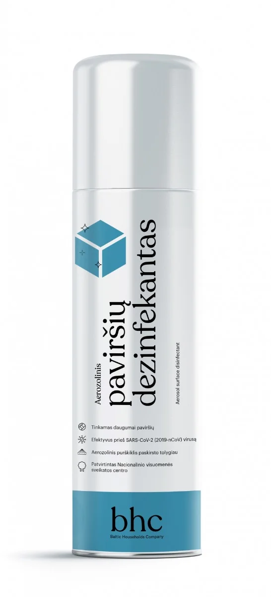 500ml pindade desinfitseerija aerosoolina, 70% etanooliga