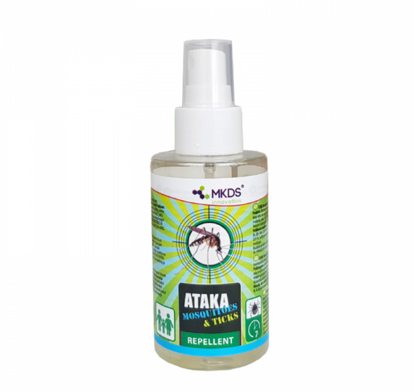 Sääsetõrje ja puugitõrjevahend - Ataka Mosquitoes & Ticks 100 ml