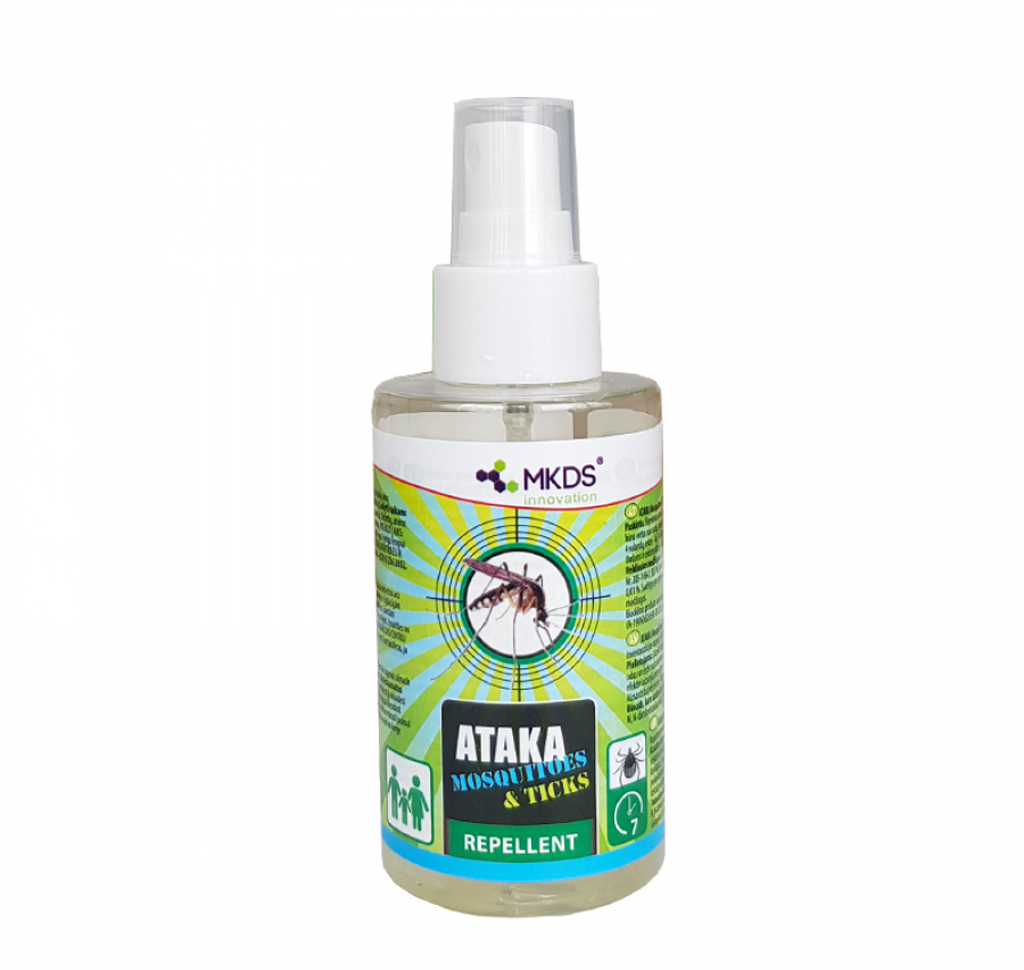 Sääsetõrje ja puugitõrjevahend - Ataka Mosquitoes & Ticks 100 ml