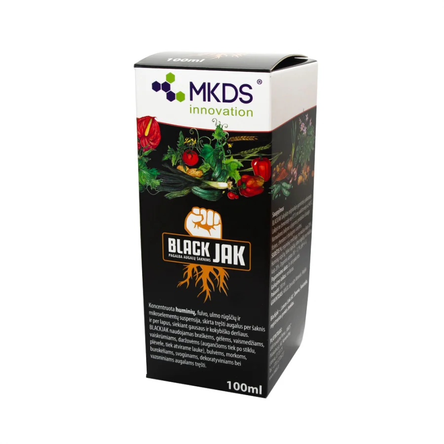 Huumusväetis BlackJak 100 ml pudel juurestiku turgutamiseks