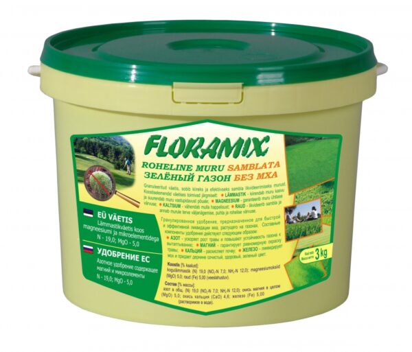 Floramix roheline muru samblata väetis 3kg