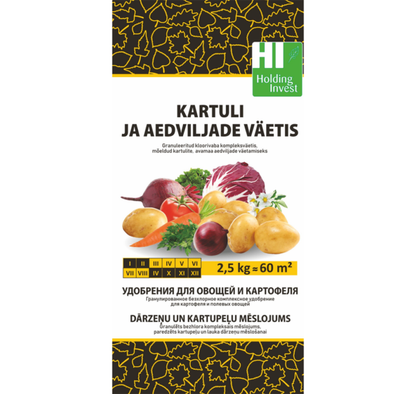 Kartuli ja aedviljade väetis 2.5 kg