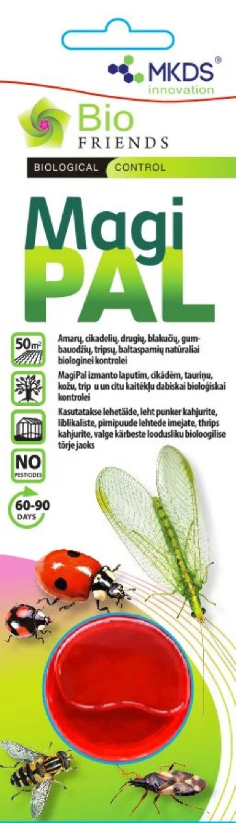 MagiPal bioloogiline kahjuritõrje ripats kasulike putukate aeda meelitamiseks