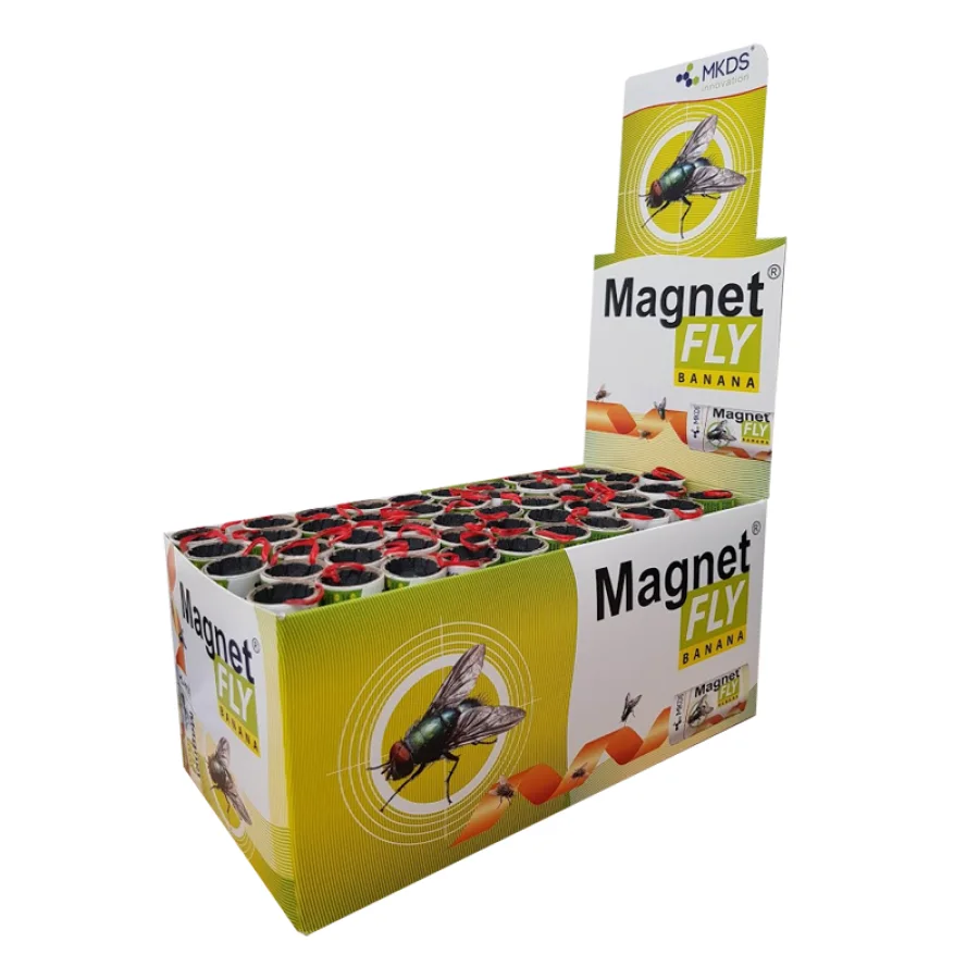Magnet Fly Banana kärbsepaber ligimeelitajaga, 100 tk karbis