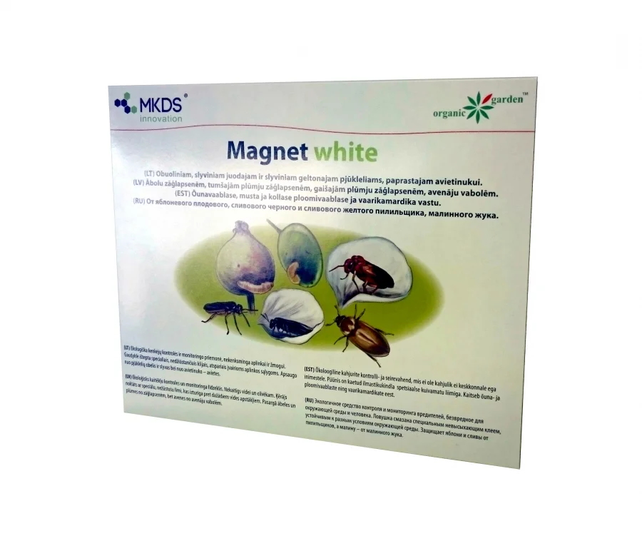 MagnetWhite valge liimpüünis õunavaablaste ja vaarikamardikate püüdmiseks