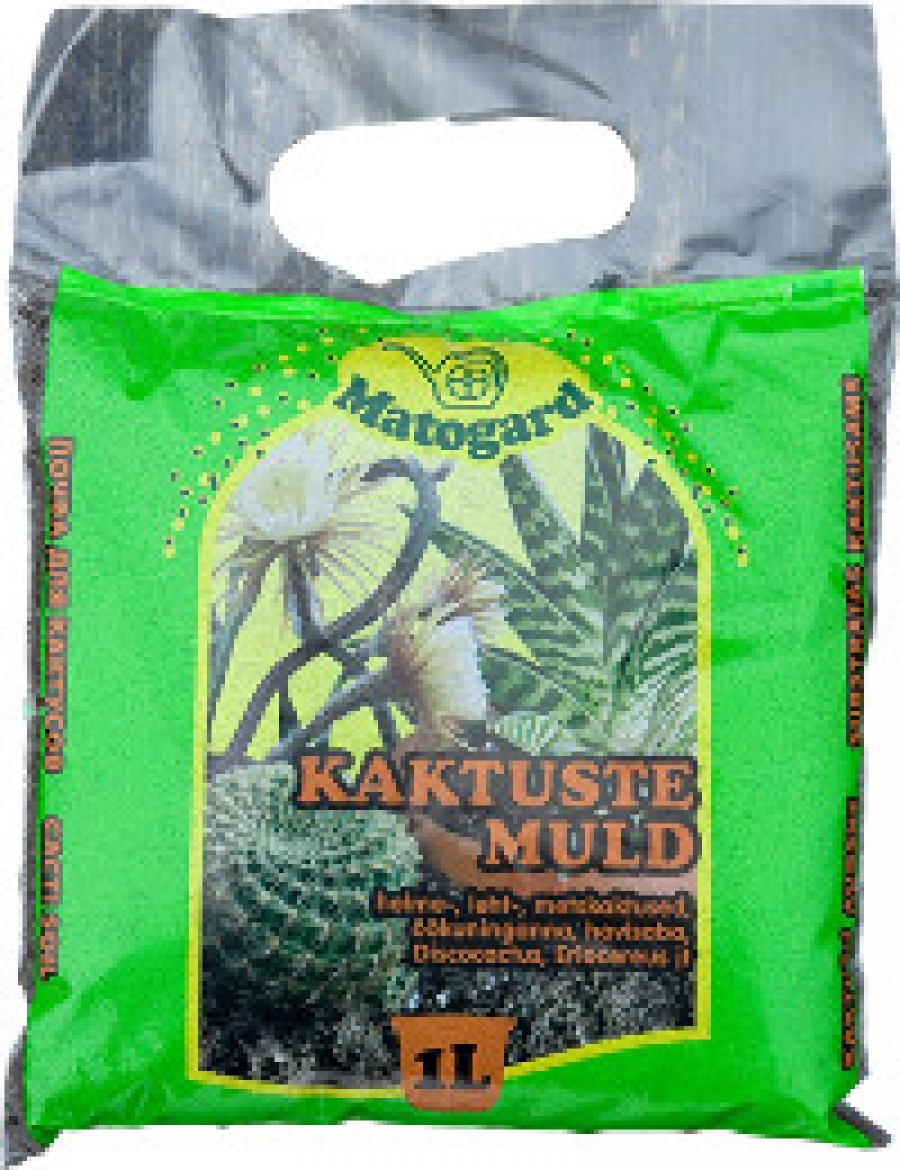 Matogard Kaktusemuld 1 l (PH4,6-5,5 -punane)