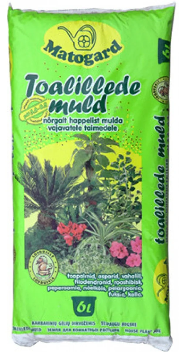 Matogard lillemuld 6L pakend toalillede ümberistutamiseks