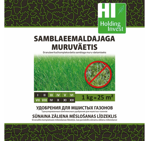 Samblaeemaldajaga muruväetis 1 kg