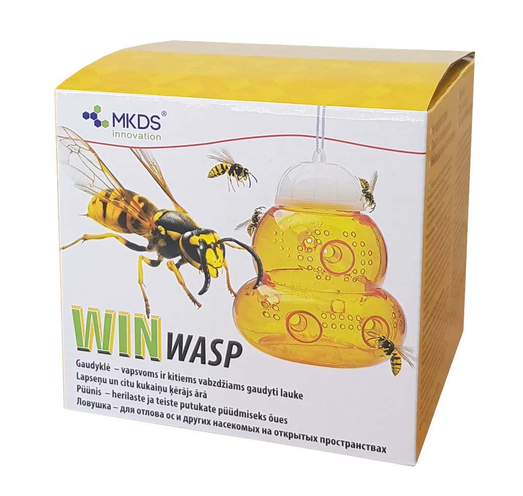 WIN wasp herilasepüünis rippumas puuoksal – tõhus herilasetõrje aias
