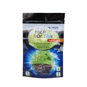 Microdoctor Barricade 100g bioloogiline mullaparandaja kasulike mikroorganismidega taimede tugevdamiseks.